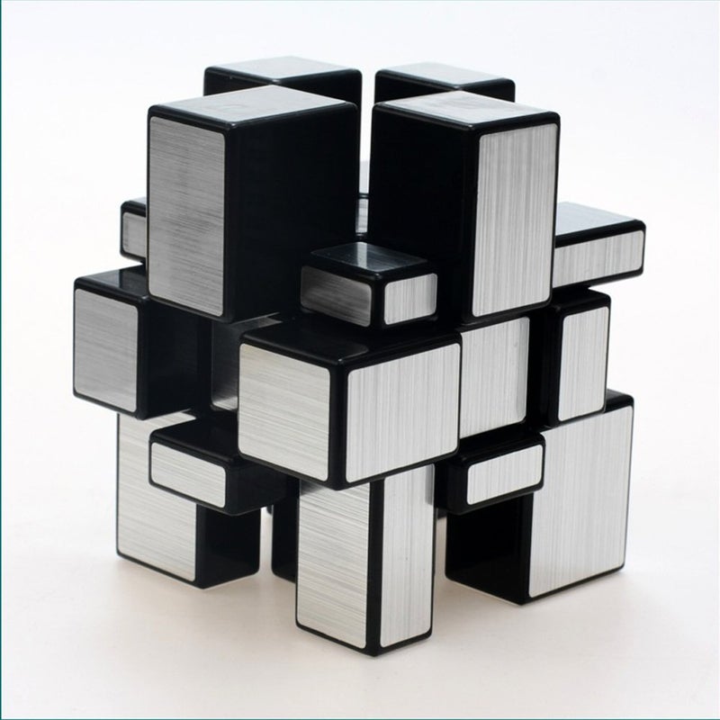 TANCH Mirror Speed Magic Cube 3X3 Puzzle for Children & Adults Kids Silverâ€¦ - Image 2